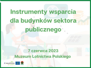 konferencja Instrumenty Wsparcia Dla Budynków Publicznych