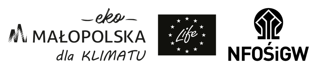 Logotyp monochromatyczny Projektu LIFE EKOMALOPOLSKA 