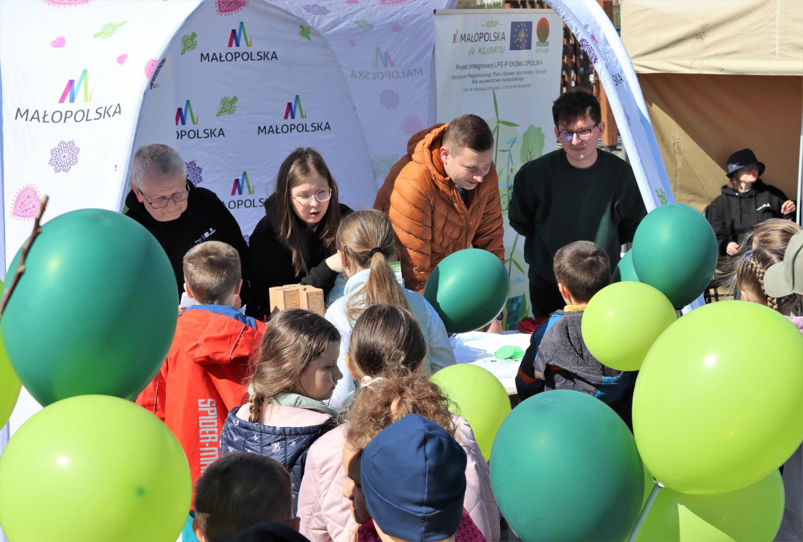 Stoisko plenerowe LIFE EKOMAŁOPOLSKA