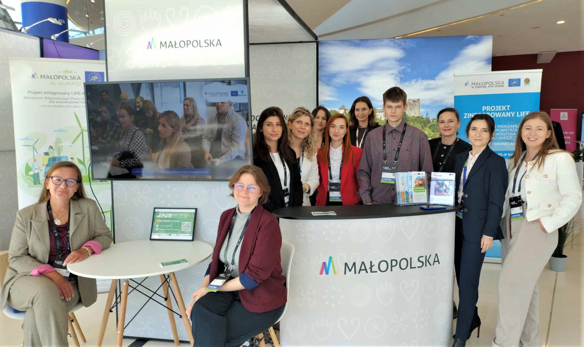 Zespół LIFE EKOMAŁOPOLSKA na stoisku