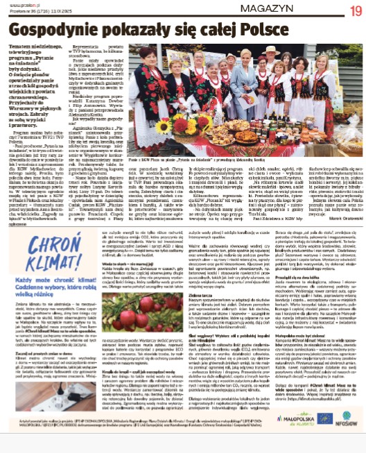 Artykuł w prasie drukowanej