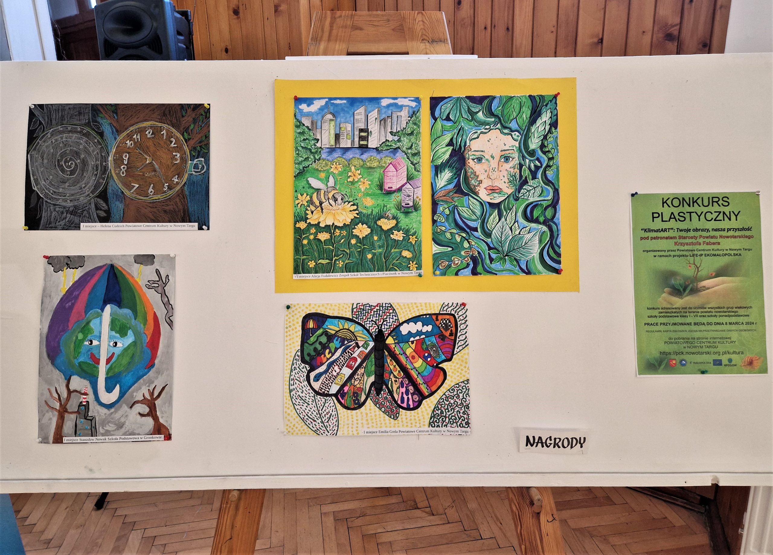 Na konkurs plastyczny poświęcony wizjii zmian klimatu wpłynęło 120 prac