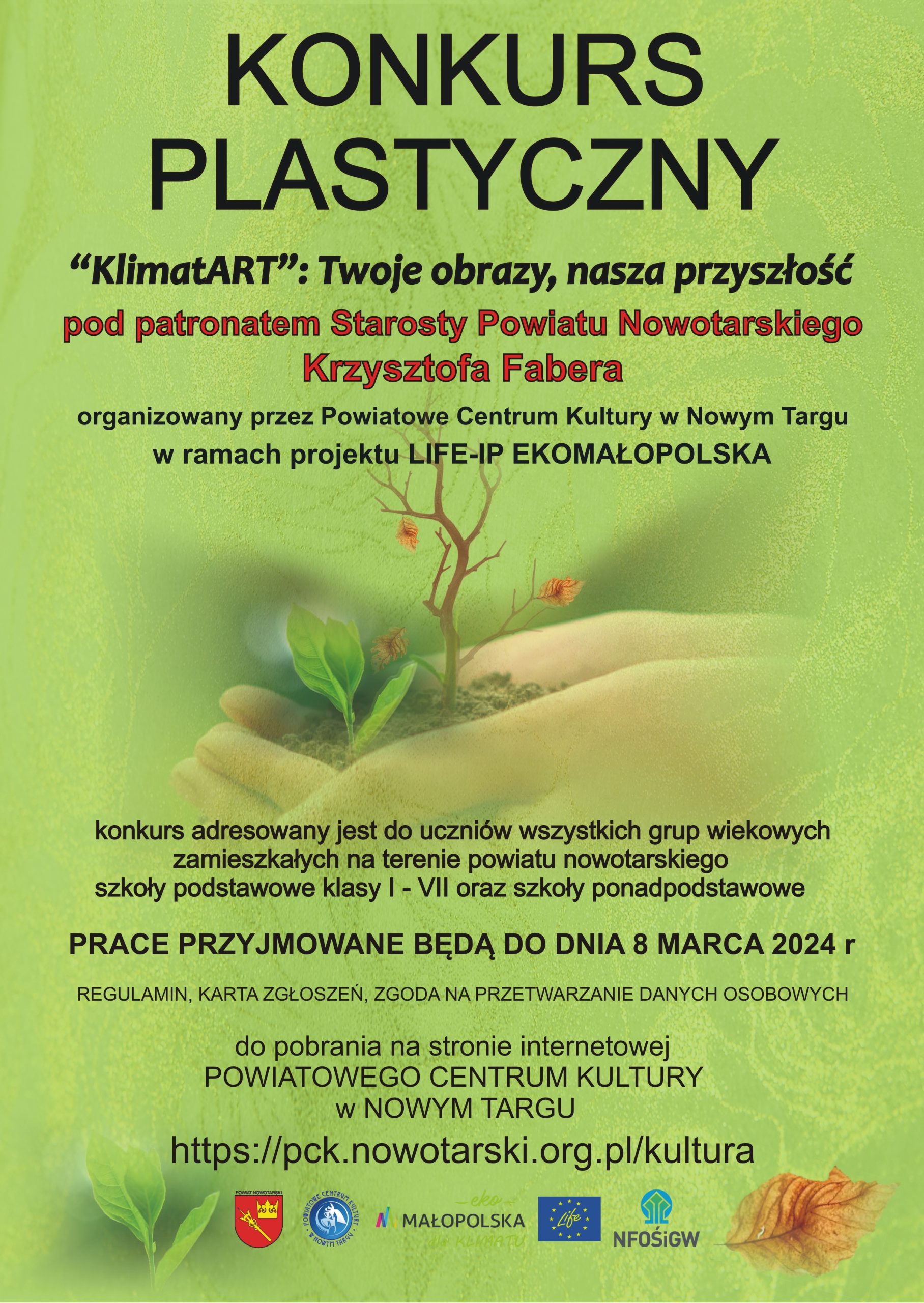 Plakat konkursu plastycznego