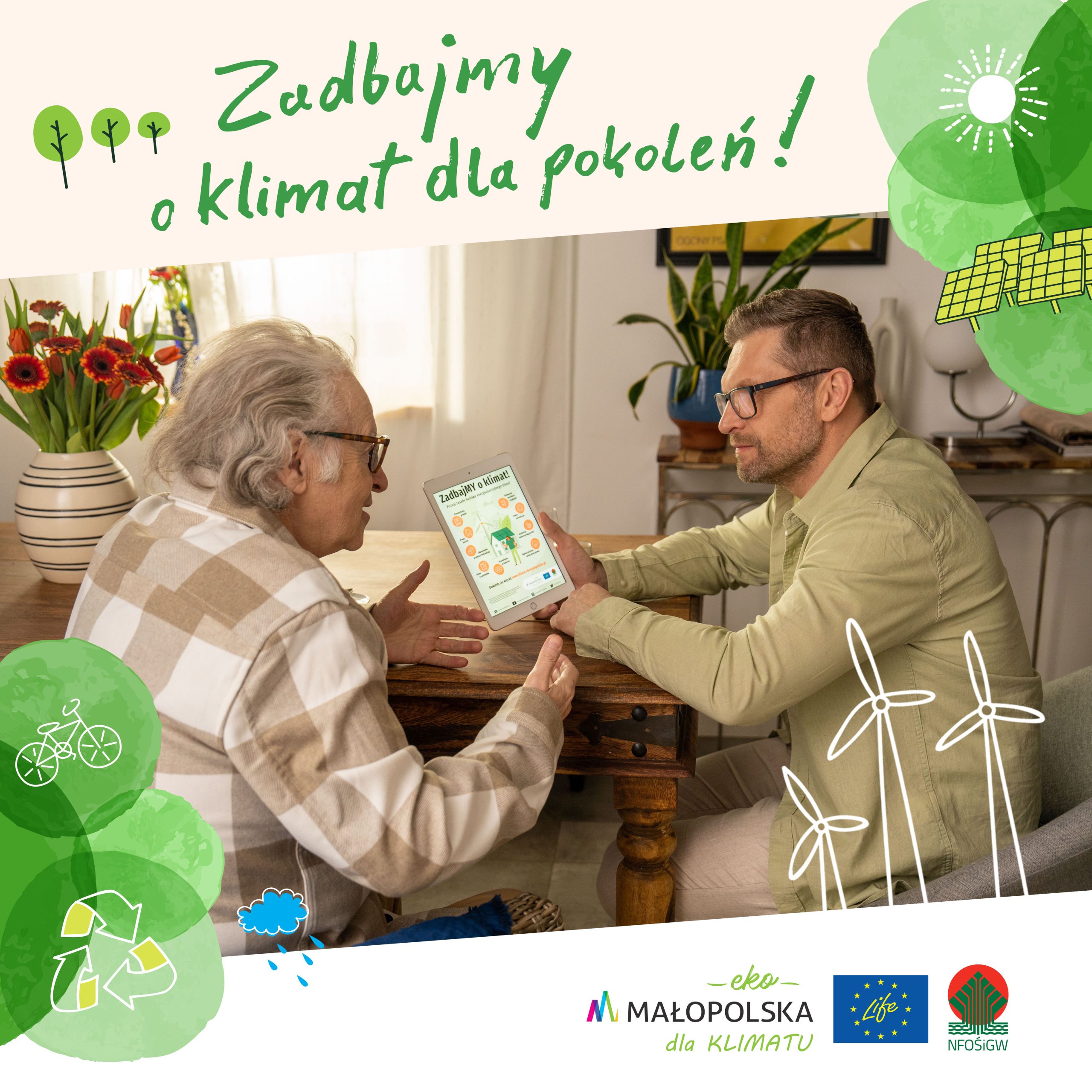 Zadbajmy o klimat dla pokoleń zakładanie fotowoltaiki