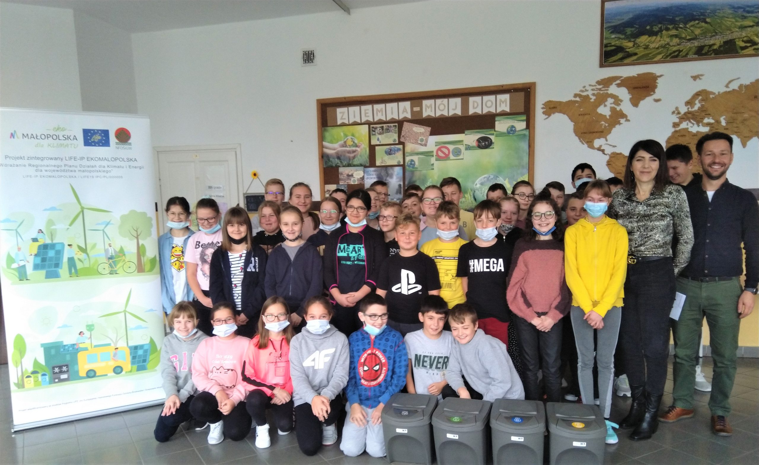 Spotkanie w Szkole Podstawowej w Kacwinie, rok 2021