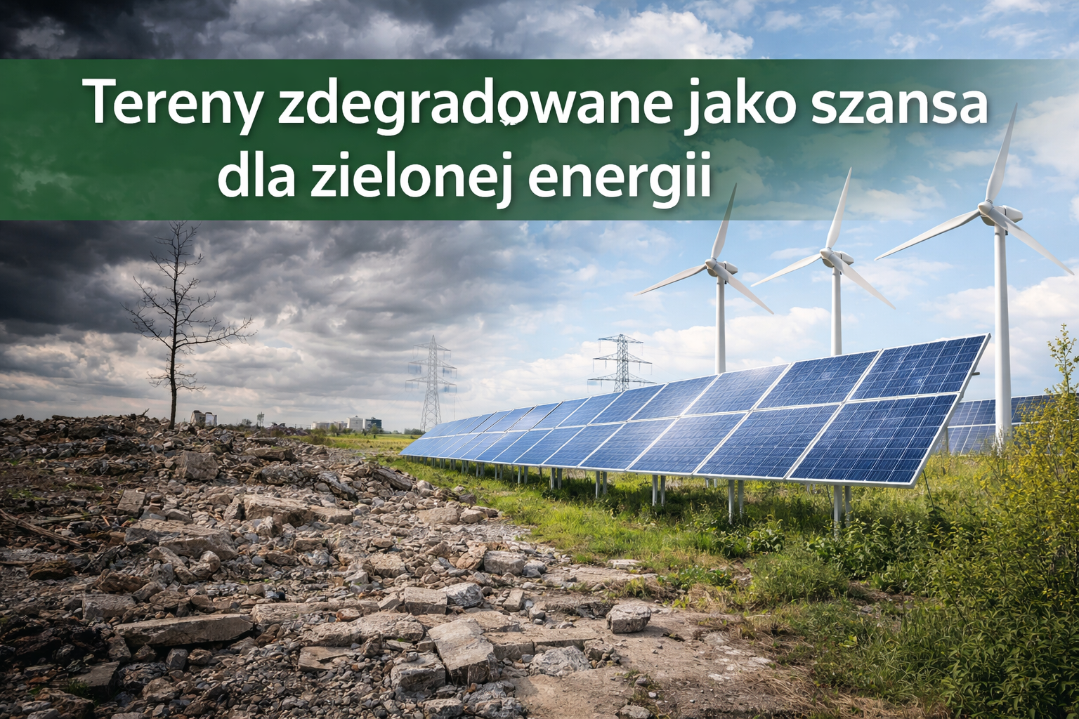 Tereny zdegradowane jako szansa dla zielonej energii
