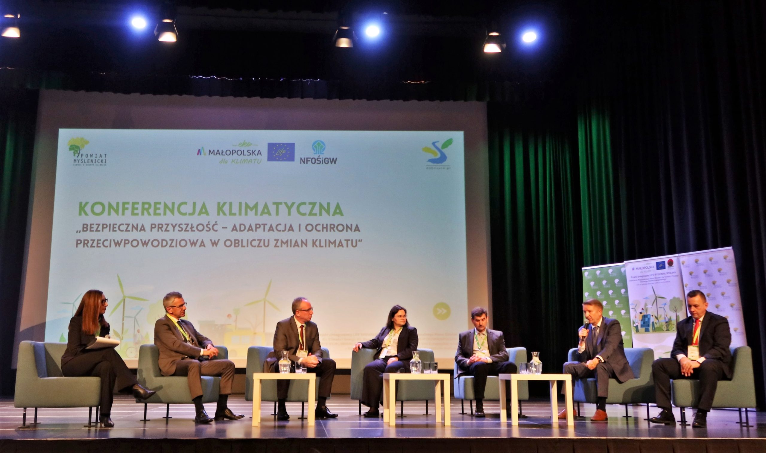 Występujący na konferencji klimatycznej