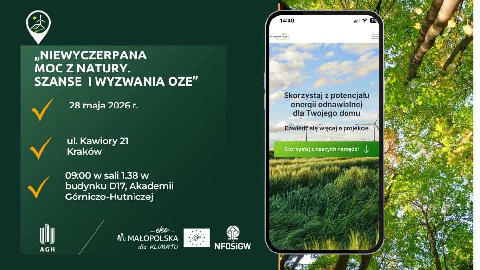 Konferencja „Niewyczerpana moc z natury. Szanse i wyzwania OZE” – zapisy!