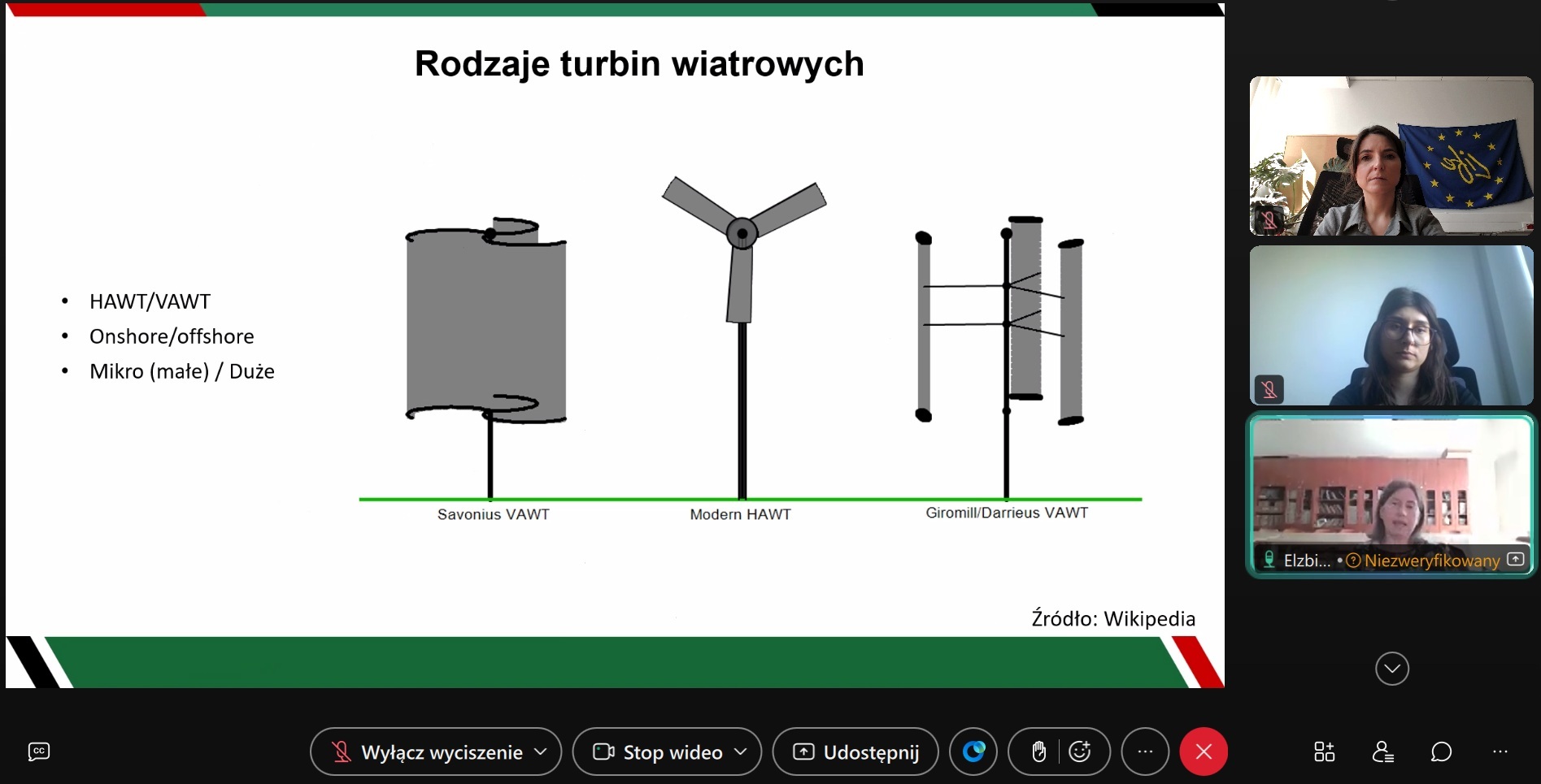 Grafika do cyklu Kawa z ekspertem rodzaje turbin wiatrowych
